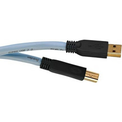 Supra Blue USB-AB - USB 2.0 - A male to B male - 0,70 μέτρου