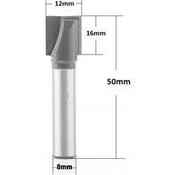 12mm Cleaning Bottom Engraving Bit - 8mm Shank