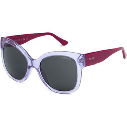 Vogue VO5338S 2950/87 Γυναικεία Γυαλιά Ηλίου Τετράγωνα Κοκάλινα Μπορντό Μωβ με Μαύρο Φακό