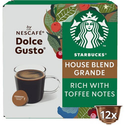 Starbucks Κάψουλες Americano House συμβατές με μηχανή Dolce Gusto 12τμχ