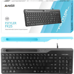 A4Tech Fstyler FK25 Black Πληκτρολόγιο