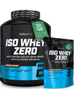 Biotech USA ISO Whey Zero Chocolate Πρωτεΐνη Ορού Γάλακτος Γράμμωσης Χωρίς Λακτόζη & Γλουτένη 2.27kg + 500gr