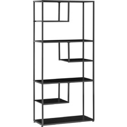 HOMCOM Βιβλιοθήκη 83x34x180cm 838-305V00BK
