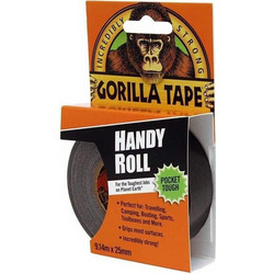 Gorilla 3044401 πανίσχυρη αδιάβροχη υφασμάτινη ταινία μαύρη 9m X 25mm