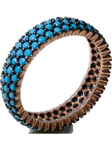 Δαχτυλίδι - Ασήμι 925Ροζ χρυσό -NKJEWELS