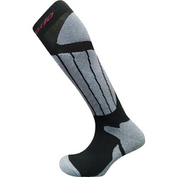 Comodo Ski Socks Grey Black Σύμμικτο Regular Ανδρικά