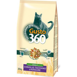 Gusto 360 Adult Rabbit, Turkey & Vegetables 20kg