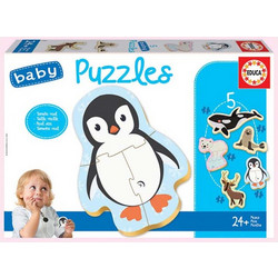 Educa Polar Animals 5 In 1 2x3pcs + 2x4pcs + 5pcs