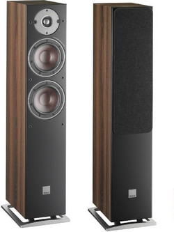 Dali Oberon 5 Ζεύγος Ηχείων Hi-Fi Δαπέδου 220W 2 Δρόμων Dark Walnut