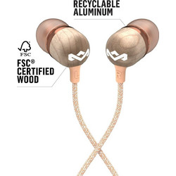 The House Of Marley Smile Jamaica Wireless 2 Ακουστικά Bluetooth In Ear Ανθεκτικά στο Νερό Copper