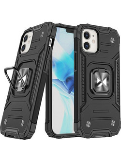 Wozinsky Ring Armor Back Cover Black (iPhone 14 Pro Max)