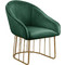 HomeMarkt Πολυθρόνα Βελούδινη Πράσινη Cody HM8470.03 HomeMarkt Πολυθρόνα Βελούδινη Πράσινη Cody HM8470.03