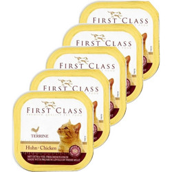 First Class Premium Adult Terrine with Chicken 5x100gr