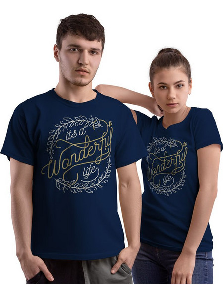 Its A Wonderful Life (Κοντομάνικο Ανδρικό / Unisex) - French navy