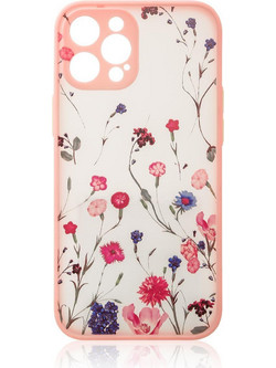 Hurtel Design Back Cover Flower Pink (iPhone 12 Pro Max)