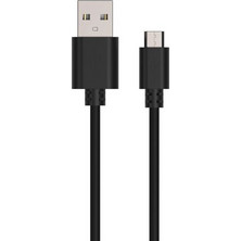 Ansmann Regular USB 2.0 to micro USB Cable Μαύρο 1m (1700-0129)
