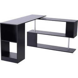 HOMCOM Γωνιακό Γραφείο 836-072BK