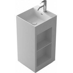 Inter Ceramic iStone Νιπτήρας Μπάνιου Δαπέδου 42x45x90cm Λευκός 4245