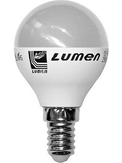 Λάμπα led G45 σφαιρική O45mm E14 3W 230V 3000k θερμό λευκό φως 250lm με ματ κάλυμμα Economy - 13-1412300