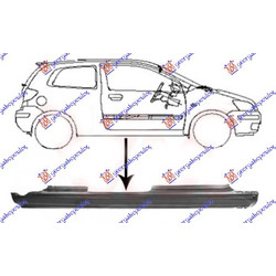 Μαρσπιε 5Π Δεξια Hyundai Getz 06-10 - 026108281