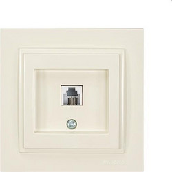 Πρίζα τηλεφώνου RJ11 Μπεζ 152-10238 MONO ELECTRIC Despina Eurolamp