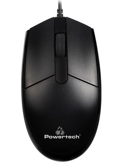 Powertech PT-964 Ενσύρματο Ποντίκι Black