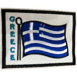 Σήμα ραφτό υφασμάτινο GREECE