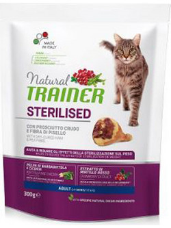 Natural Trainer Adult Sterilised with Prosciutto 300gr