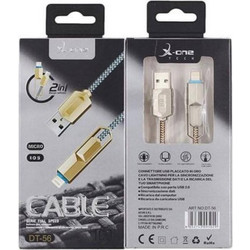 USB-A to Lightning Cable 1m Gold DT-56