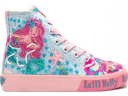 Lelli Kelly Παιδικά Sneakers Μποτάκια Ροζ Γαλάζια LKED3489-BF02