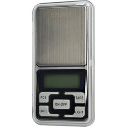 BRUNO ΜΙΝΙ ΖΥΓΑΡΙΑ ΑΚΡΙΒΕΙΑΣ BRN-0076, εως 500g ασημι