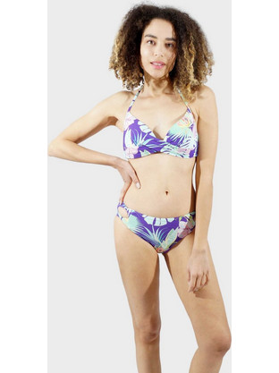 Gsecret Bikini Set Μπουστάκι με Ενίσχυση Floral Μωβ L2320-22351