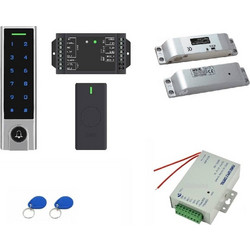 KIT Ηλεκτρική Κλειδαριά για Ξύλινη ή Μεταλλική πόρτα με Ασύρματο Πληκτρολόγιο -Μπουτόν SET-E60-4