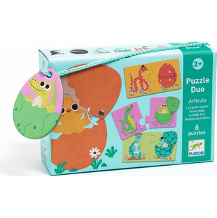 Παιδικό Puzzle Djeco Ζωάκι & Αυγό 2x12 Κομμάτια