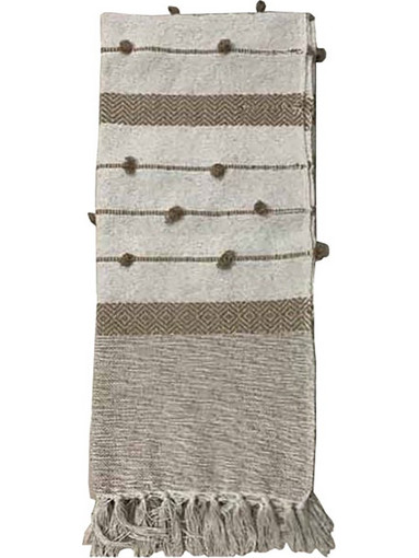 SAND ΡΙΧΤΑΡΙ ΔΙΑΚΟΣΜΗΤΙΚΟ ΒΑΜΒΑΚΙ CARAMEL ΜΠΕΖ 125x150cm c442455
