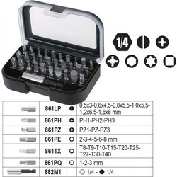 Κασετίνα EASY μύτες 1/4" (31 τεμ) B008600992