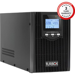 Turbo-X Line Interactive UPS Line Interactive 2000VA 1600W με 2 Πρίζες Schuko