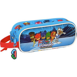 Safta PJ Masks Κασετίνα με 2 Θήκες Μπλε 812386513