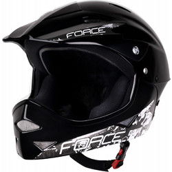 Force Downhill Κράνος Ποδηλάτου Βουνού Full Face Μαύρο