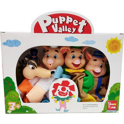 Μαριονέτες Puppet Valley Set Τα 3 Γουρουνάκια