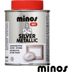Minos Silver Metallic Ασημί 0.18lt