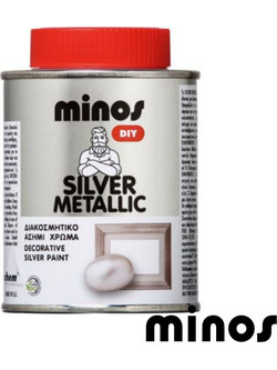 Minos Silver Metallic Ασημί 0.18lt