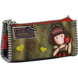 Santoro Gorjuss Dear Apple Κασετίνα Χακί 177352