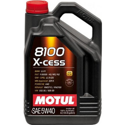 Motul 8100 X-Cess Συνθετικό Λάδι Αυτοκινήτου 5W-40 4lt