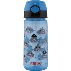 Nuby Ποτήρι Εκμάθησης Taza Shark Μπλε 540ml