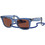 Ray-Ban RB2140 6687C5 Ανδρικά Γυαλιά Ηλίου Τετράγωνα Κοκάλινα Μπλε με Καφέ Polarized Φακό