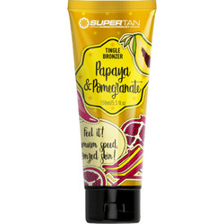 SuperTan Papaya & Pomegranate Tingle Bronzer Self Tan Γαλάκτωμα Σώματος 150ml