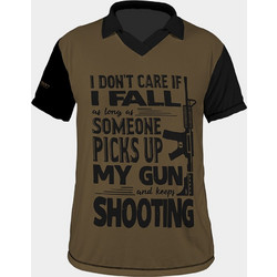 T-Shirt Σκοποβολής Αthlon - Keep Shoting Καφέ