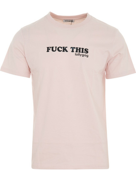 LOLLYGAG M FUCK THIS T-SHIRT - 181-03-PINK PINK