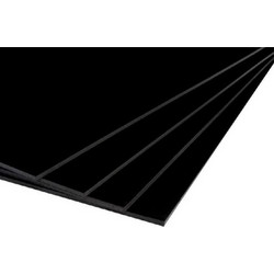 Χαρτόνι Μακέτας Μαύρο 50x70cm 5mm Kangaro